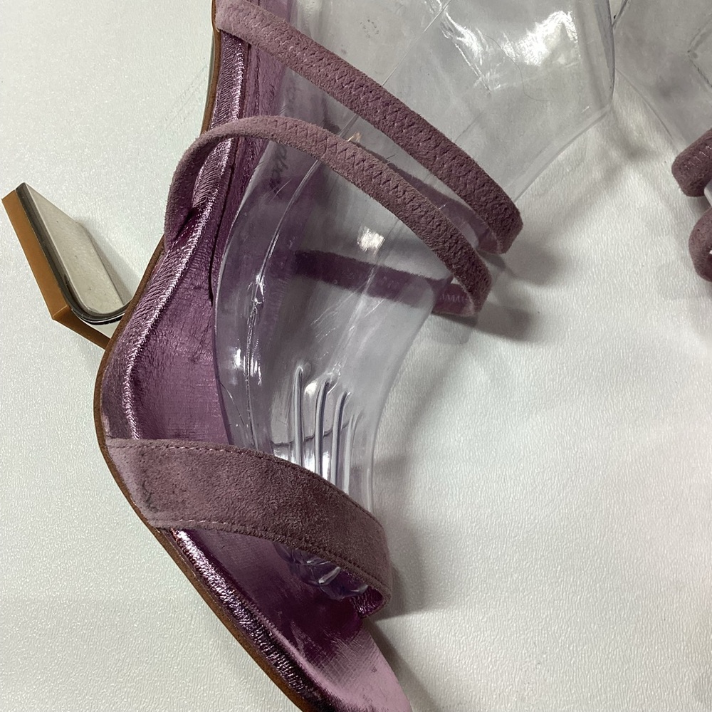 Jeffrey Campbell Geometric Sandal Pink  Suede Metallic - Picture 6 of 16